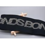 Double Sided 100% Cotton Elastic Band Printed Silicone Logo For Garments for sale