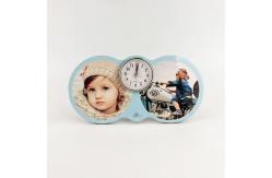 China Sublimation Coating Wooden 5mm Thickness Digital Alarm Clock supplier