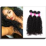 Deep Curly Unprocessed Human Hair Extensions Clean And Soft Quality 10-30 for sale