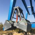 Wire Rope Radio 12 CBM Remote Hydraulic Clamshell Bucket for sale