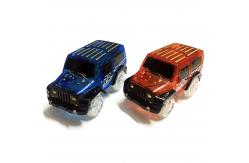 China Custom LED Light Up Cars For Glow Race Track Electronic Car Toy supplier