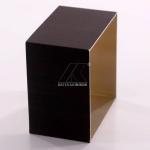 Wood Grain Extrusion Aluminium Tube Profiles Deep Color T3-T8 For Windows for sale