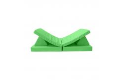 China 6pcs Foldable Foam Children'S Play Couch Sofa With 2 Triangle Pillows supplier