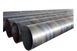 China Gas Oil Pipeline Large Diameter Spiral Welded Steel Pipe 0.8 - 40mm Thickness supplier