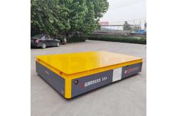 China Steerable 6 Tons Hydraulic Lifting Motorized Transfer Cart With Remote Control Control supplier