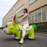 Lifelike Electric Ride on Dinosaur Remote Control Dinosaur Kiddie Ride
