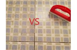 China 2.1in Red Joint Tile Scrub Brush ‎3.5inch Flat Shape Grout Cleaning supplier
