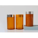 Matte Black Plastic pill bottle capsules vitamin supplement in stock for sale
