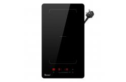China 30cm Built-In Induction Hob 2 Zones , Double Induction Hob With Flex Zones supplier