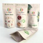 Custom Logo Printed Stand Up Zipper Pouch Resealable Plastic Food Seal Packaging for sale