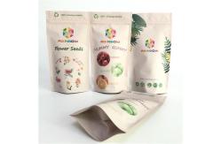 China Custom Logo Printed Stand Up Zipper Pouch Resealable Plastic Food Seal Packaging supplier