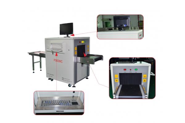 38 AWG Resolution X Ray Security Scanner , Friendly Interface Baggage Scanner Machine