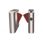 OEM Biometric Recognition Retractable Flap Barrier Turnstile for sale
