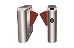 China OEM Biometric Recognition Retractable Flap Barrier Turnstile supplier