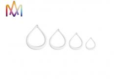 China Unisex Colored Polished SUS Hollow Drop Pendant supplier