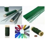 Green Christmas Gardening Flexible Paddle Colored Metal Wire 0.6mm for sale