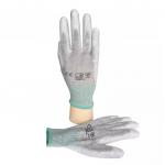 Anti Static ESD Glove Lint Free ESD PU Coated Palm Fit Gloves Carbon Fiber Antistatic Safety Work Gloves for sale