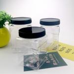 275mm Height Cookies 4500ml Plastic Grip Jar With Screw Cap for sale