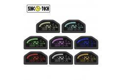 China DO921 OBD2 ABS 12V Fuel Level Race Car Dashboard With OBDII System supplier