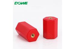 China DMC Fibreglass Busbar Isolator EN Polyester Standoff With Screw High Strength supplier
