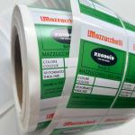 Custom Private Coated Paper Adhesive Sticker 3 Color Printing Attractive Labels for sale