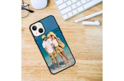 China 2D Sublimation Blank DIY TPU Customized Shockproof Phone Case for iphone Samsung supplier
