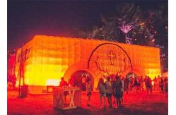 China Cube Inflatable Buildings with Light for Outdoor Party Event supplier