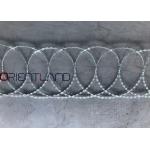 Hight Security Flat Wrap Razor Blade Barbed Wire Tope Security Wire Compact Style for sale