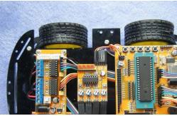 China L293D 4wd Drive Robot Smart Car Chassis , Remote Control Car Parts supplier