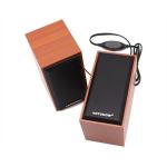 Portable USB 2.0 Desktop Hifi Bookshelf Speakers With Subwoofer Multimedia