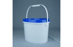China 5 Liter Oval Plastic Packaging Container Customizable With Lid And Handle supplier