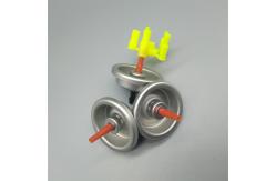 China Lighter Gas Refill Valve With Plastic Stem For Industrial Safe Refilling supplier