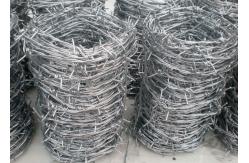 China Sharp Hot Dipped Galvanized Steel Wire , Q195 Garden Barbed Wire Coil supplier