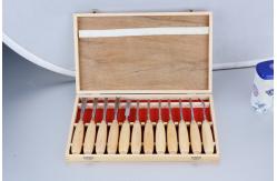 China Round Punch Wood Turning Chisel Set Domestic Ashtree For Woodworking supplier