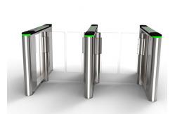 China 100W Acrylic AC100V Speed Gate Turnstile 24V BLDC Waist Height Turnstile supplier