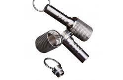 China Mini Pill Case Holder Aluminum Keychain Large Recyclable supplier