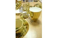 China Glazed Ceramic PVD Coating Equipment Titanium Oxide Plating On Ceramic And Glasswares supplier