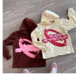 Wholesale Crop Cut Hoodies Custom 3d Puff Print Logo Oversized Cropped Raw Hem Hoodies For Men for sale