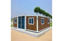 China Expandable Container House With Steel Frame And Weather-resistant Sandwich Panel supplier