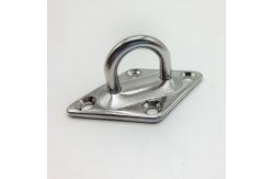 China 5mm 6mm Diamond Eye Plate  Marine Rigging Hardware supplier