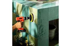 China 4 Inch Drill Power Brush Tile Scrubber Scouring Pads Cleaning Kit supplier