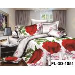3D Disperse Printed Bedsheet Polyester Sheet Set for sale