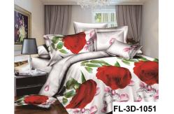 China 3D Disperse Printed Bedsheet Polyester Sheet Set supplier