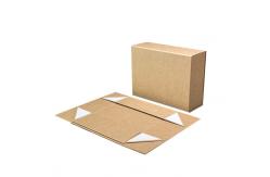 China Magnetic Suction Clamshell Folding Gift Box One Piece Custom Portable Cardboard Box supplier