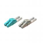Duplex LC Fiber Optic Connector Dual Connections For High Density Networking for sale