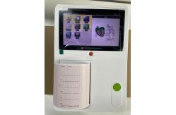 China Portable 7 Inch Touch Screen 12 Lead 3 Channel Ecg Machine supplier
