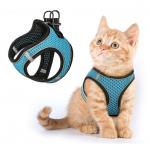 Extra Small Kitten Harness With Reflective Strips For Walking Escape Proof