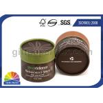 Printing Paper Tube Packaging Box for Food / Tea Reusable Eco friendly Packaging Boxes for sale