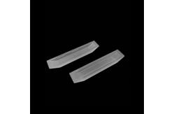 China Customized White Frosted Quartz Glass Part With High Durability supplier