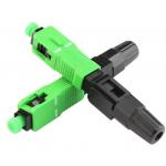 Ftth Sc / Apc Fiber Optic Accessories Quick Connector Single Mode Fiber Adapter for sale